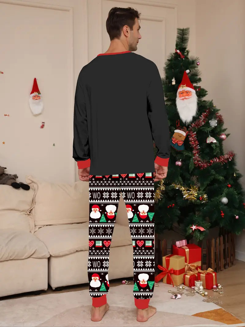 Pyjama Motif Pere Noel de Noel Homme