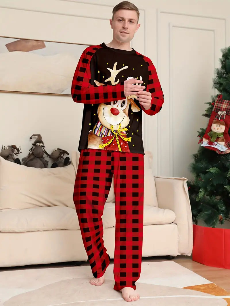 Pyjama Homme avec Renne de Noel