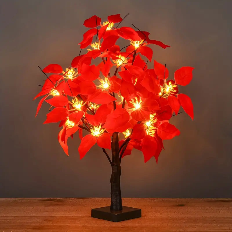 Arbre de Poinsettia LED