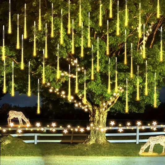 Guirlande Lumineuse Pluie de Noel Extérieur (8 tubes lumineux)