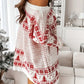 Pull Long Noel Femme Motifs Hiver