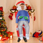 Costume gonflable pere noel