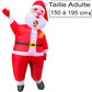 Costume de Pere Noel Gonflable