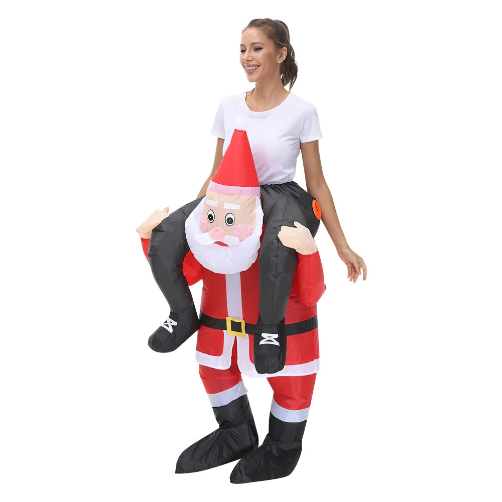 Costume de Pere Noel Gonflable