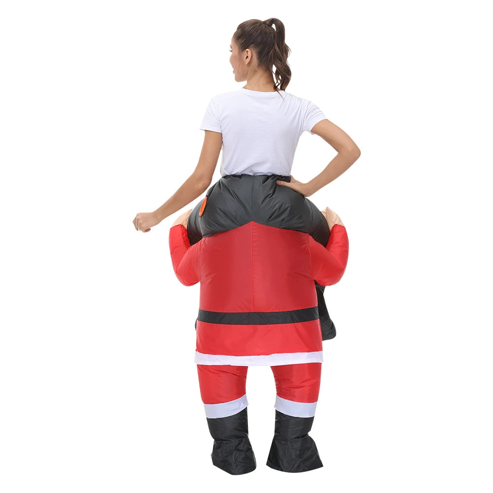 Costume de Pere Noel Gonflable