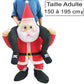 Costume de Pere Noel Gonflable