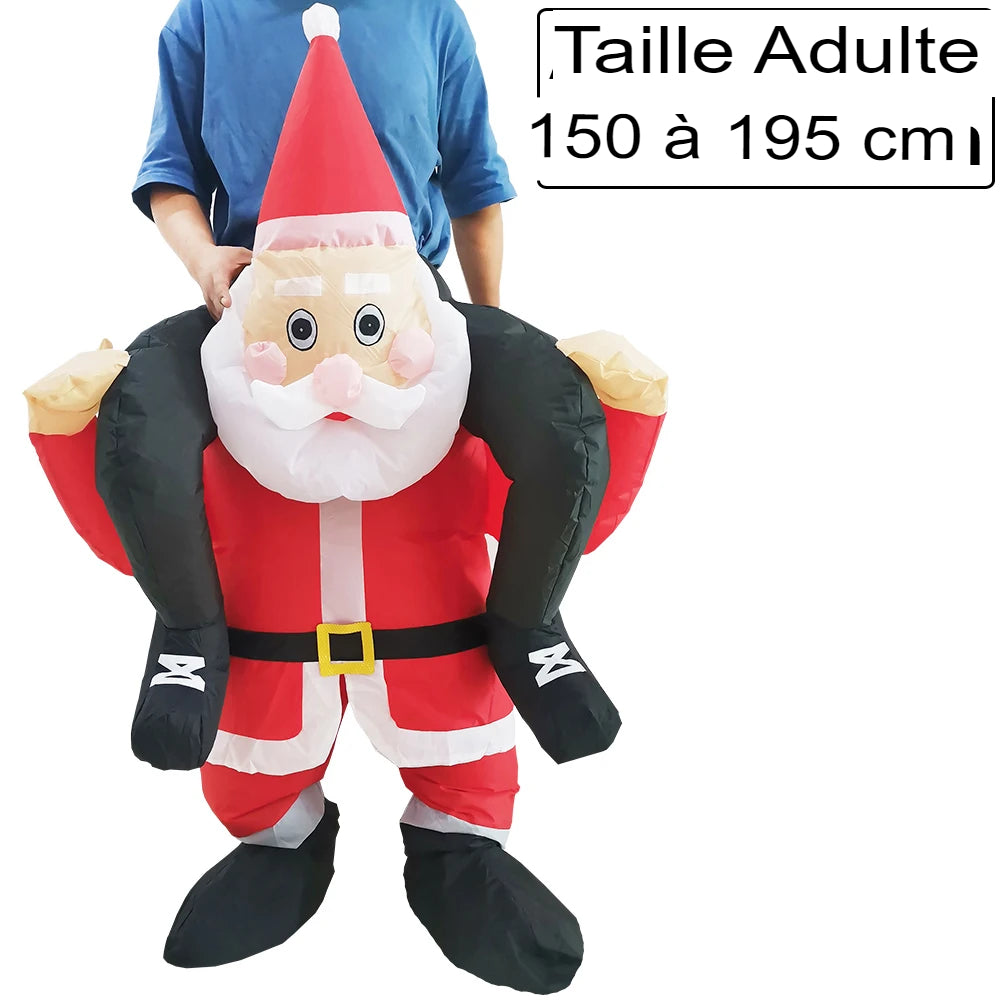 Costume de Pere Noel Gonflable