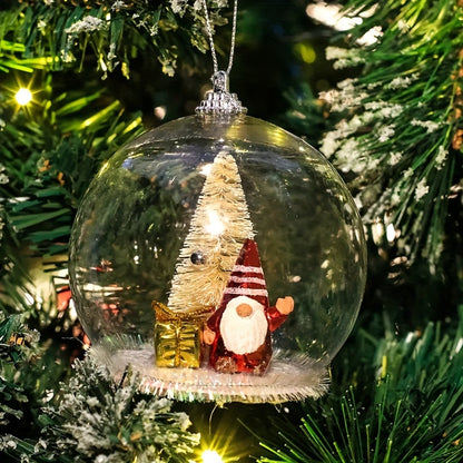 Grosse Boule de Noël Transparente