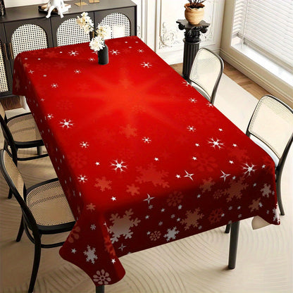 Table de Noel Nappe Rouge