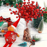 Noël Houx Décoratif Rouge (lot de 20)