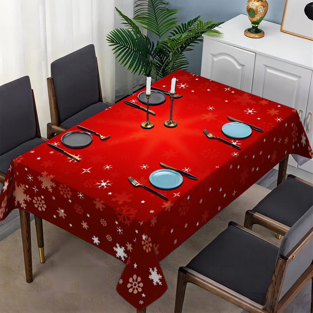 Table de Noel Nappe Rouge