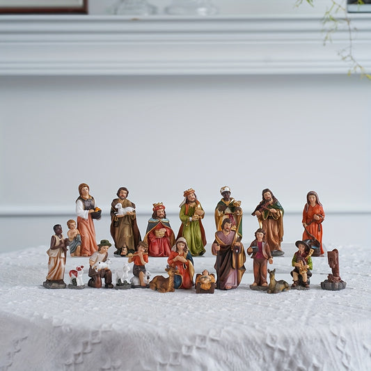 Santons Crèche de Noël Complet