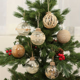 Boule de Noël Transparente a Decorer (lot de 6)