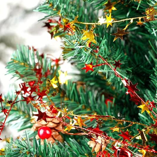 Rouleau de Guirlande d'Étoiles de Noël