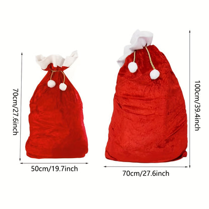 Sac Cadeau de Noel en Tissu