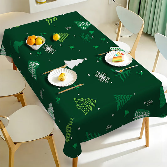 Table de Noel Nappe Verte