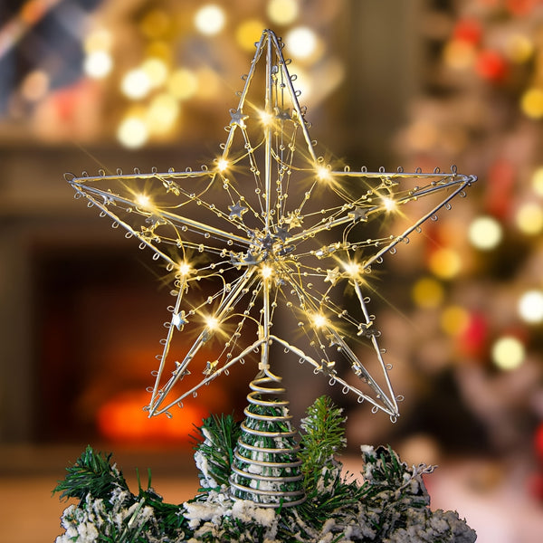 Étoile Sapin de Noël Lumineuse