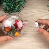Boule de Noël Transparente a Remplir (lot de 18)