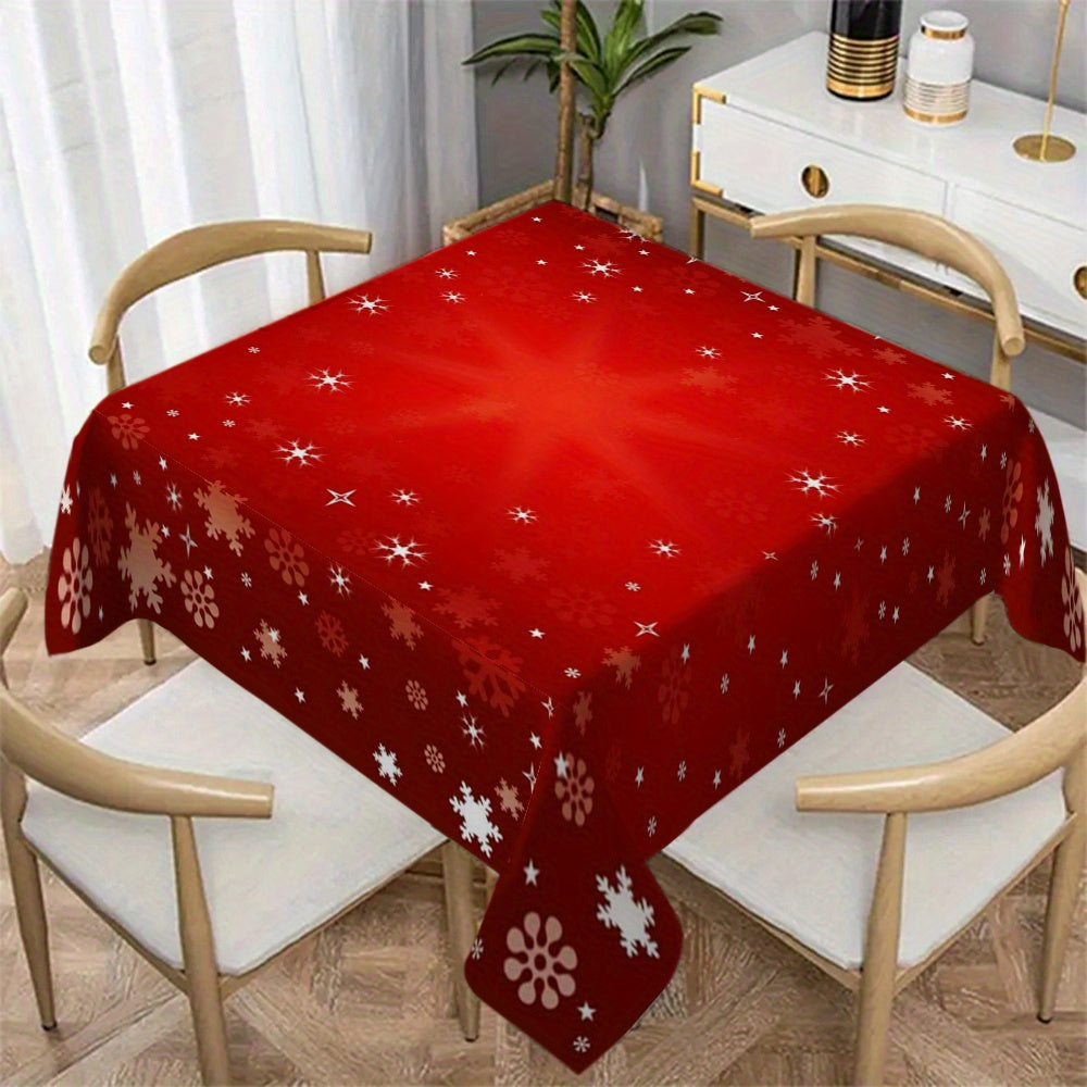 Table de Noel Nappe Rouge