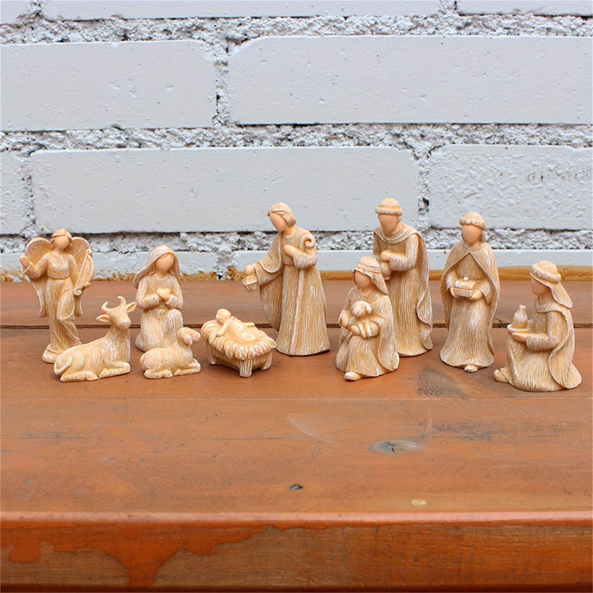 Santons Crèche de Noel en Résine