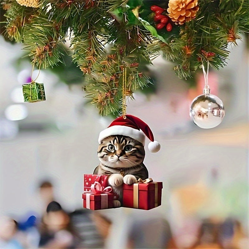 Ornement Boule de Noël Chaton (x4)