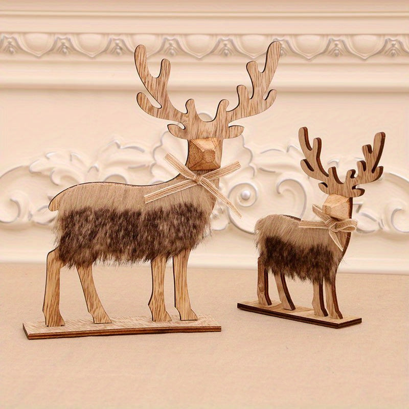 Cerf de Noel En Bois