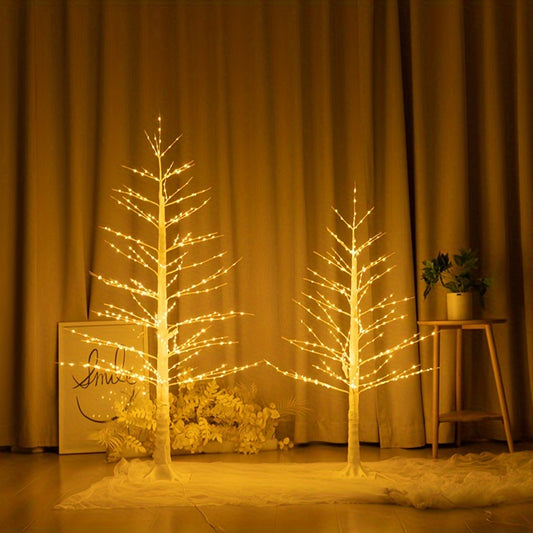 Lampadaire de Noël Arbre Lumineux Blanc