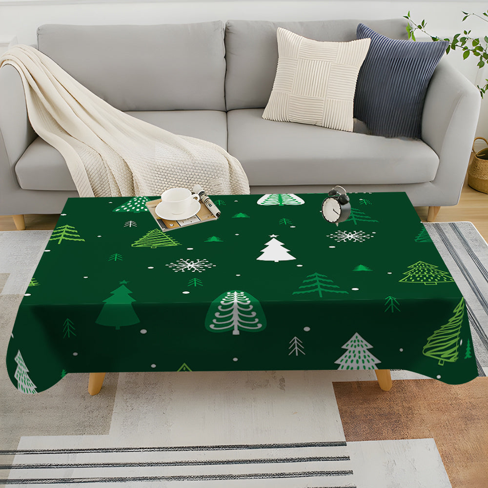 Table de Noel Nappe Verte