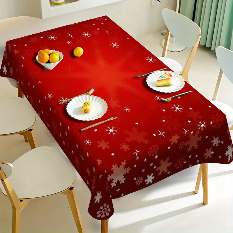 Table de Noel Nappe Rouge