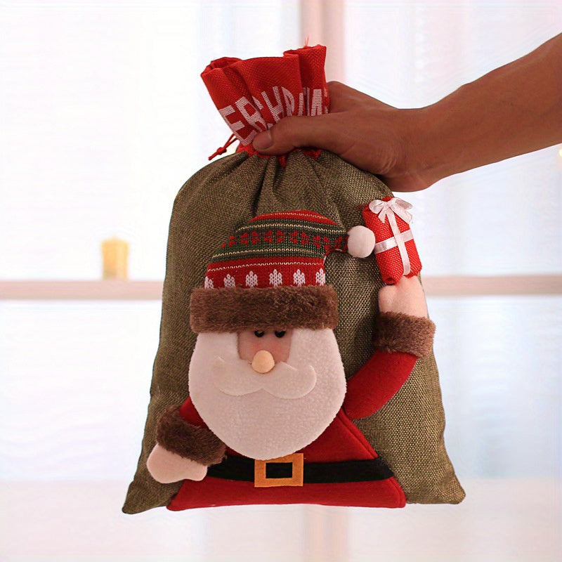 Sac à Cadeaux Noël Trio Festif