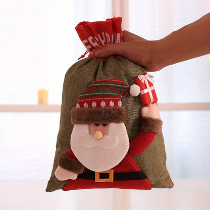 Sac à Cadeaux Noël Trio Festif