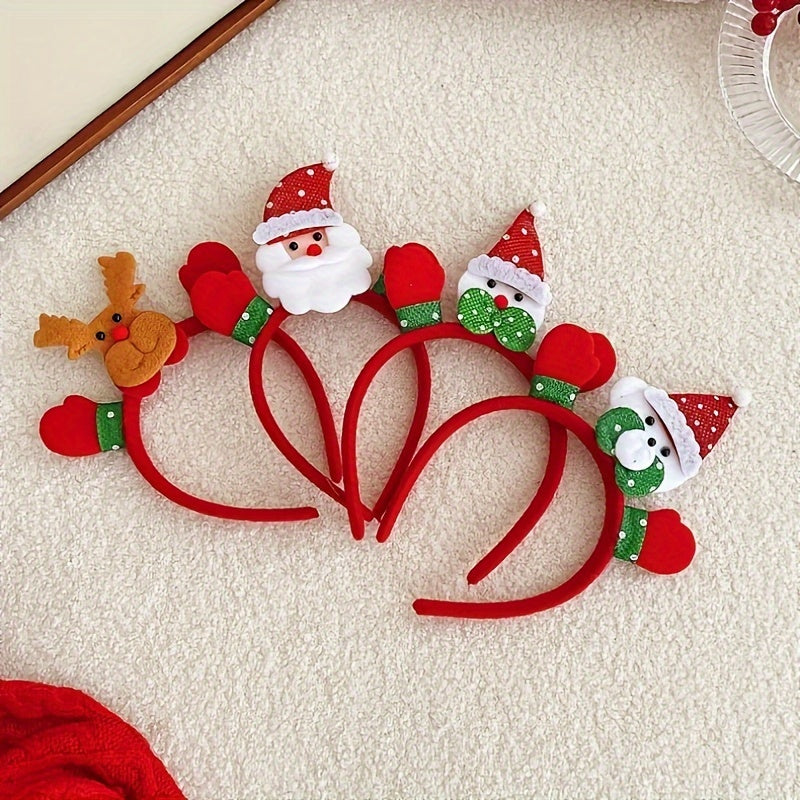 2 Serre-têtes étoile De Noël - Accessoire Cheveux Festif Pour Garçon, Fille, Adulte