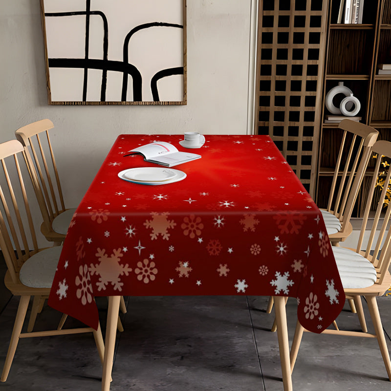 Table de Noel Nappe Rouge