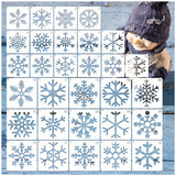 Pochoir Noël Flocons de Neige (lot de 30)