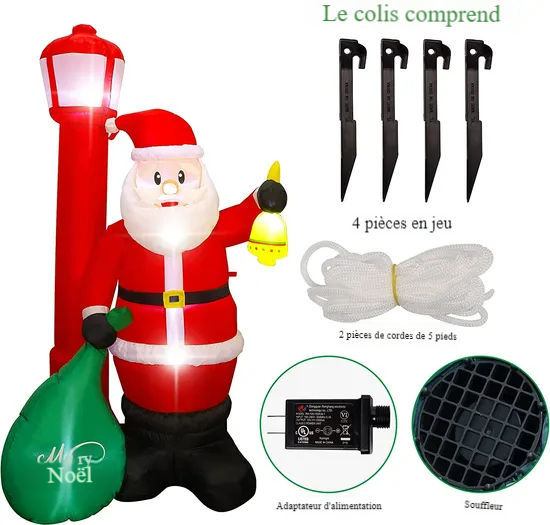 Gros Pere Noel Gonflable