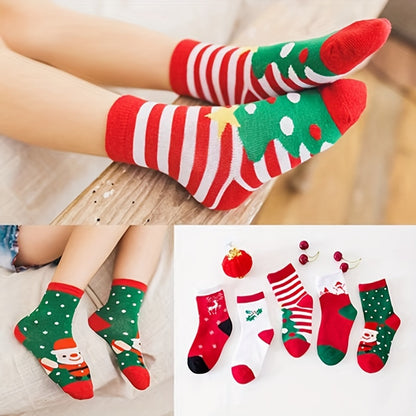 Chaussette de Noël pour Enfant (lot de 5)