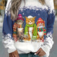 Pull Moche de Noël avec Chats style décontracté