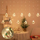 Guirlande de Noël Lumineuse, motifs de Père Noël lumineux