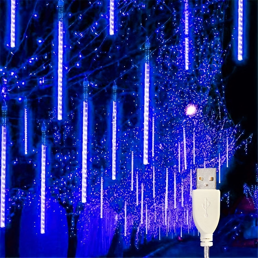 Guirlande Lumineuse Pluie de Noel Extérieur (8 tubes lumineux)